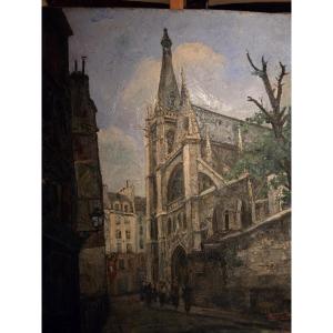 audrey presvot l 'eglise st sevenin à Paris 1924