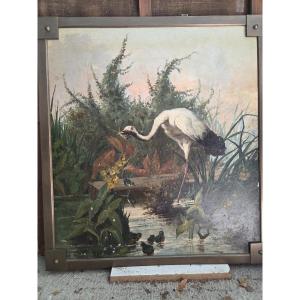 la cigogne et les grenouilles