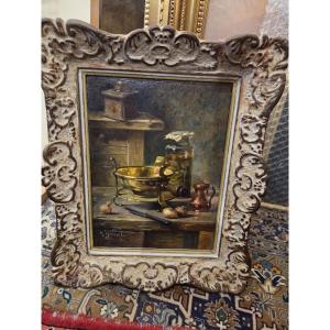maurice monnot nature morte aux cornichons