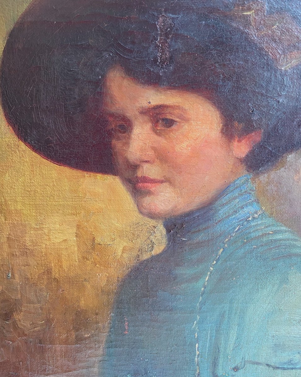 Carte Postale Ancienne 1909 - Dame Golfeuse - Mode édouardienne - Très Rare