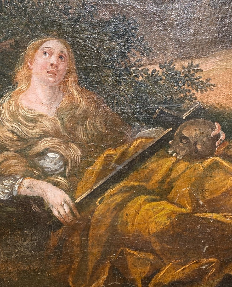   Marie  Madeleine   à  La Sainte Baume  Par  Dirk  Bleker  17 éme  hollandais