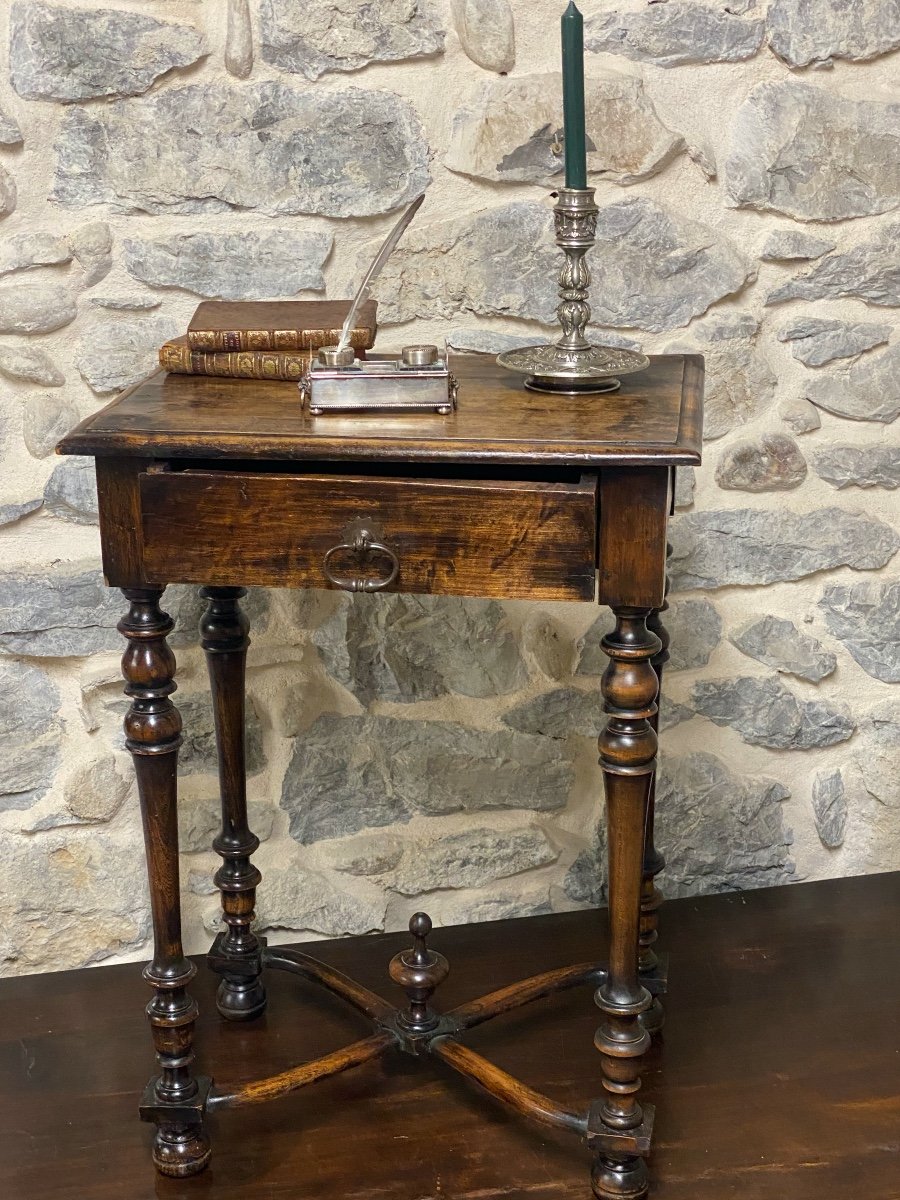 Table d'Appoint-secretaire  Epoque  Louis XIII   -photo-4