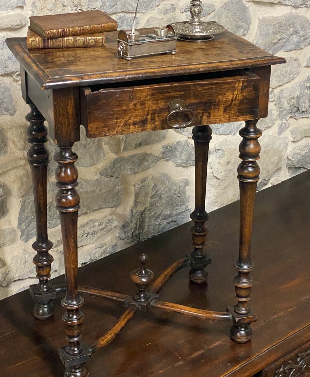 Table d'Appoint-secretaire  Epoque  Louis XIII   -photo-2