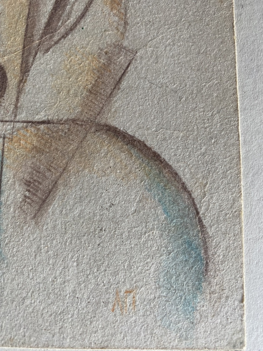 Gouché Drawing 1915 Liubov Popova Constructivist Suprematist And Cubo Futurist Artist  -photo-5