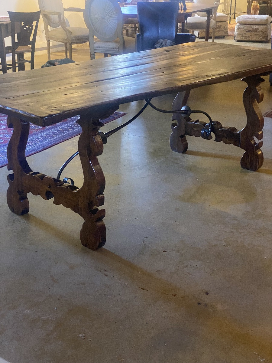 Spanish Chestnut Table, 17th Century -photo-5