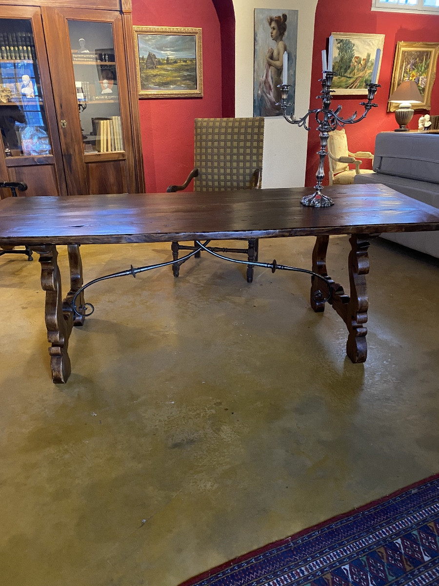 Spanish Chestnut Table, 17th Century 