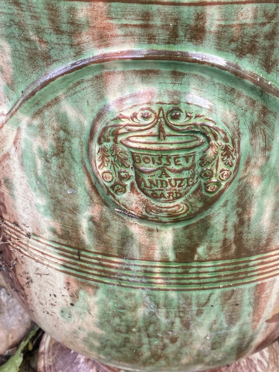  Pair Of Antique Vases From Anduze By The Children Of Boisset-photo-2