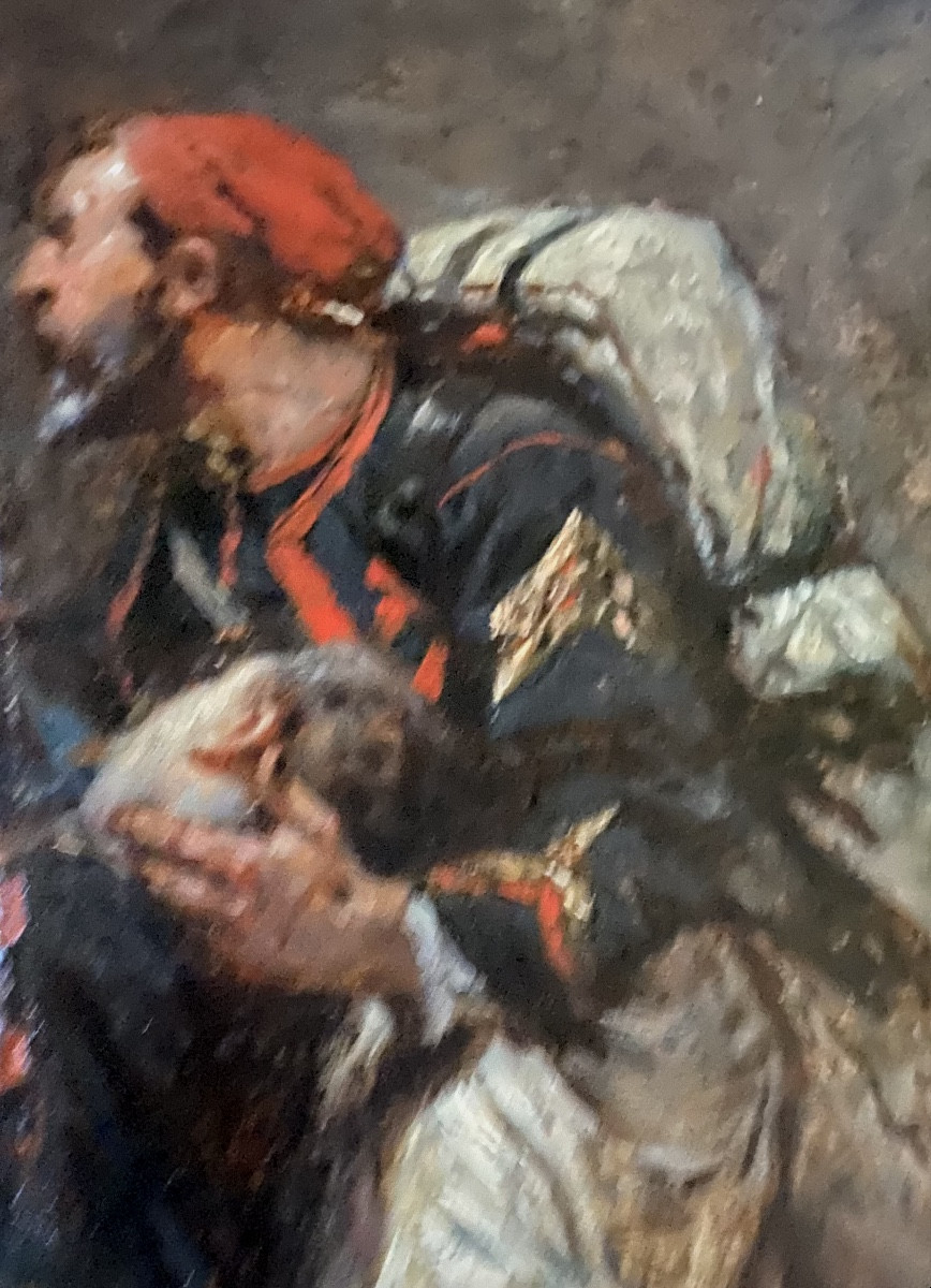 SCENE  MILITAIRE DE LA GUERRE DE 1870  par   WILFRID-CONSTANT  BEAUQUESNE   1840-1913-photo-4