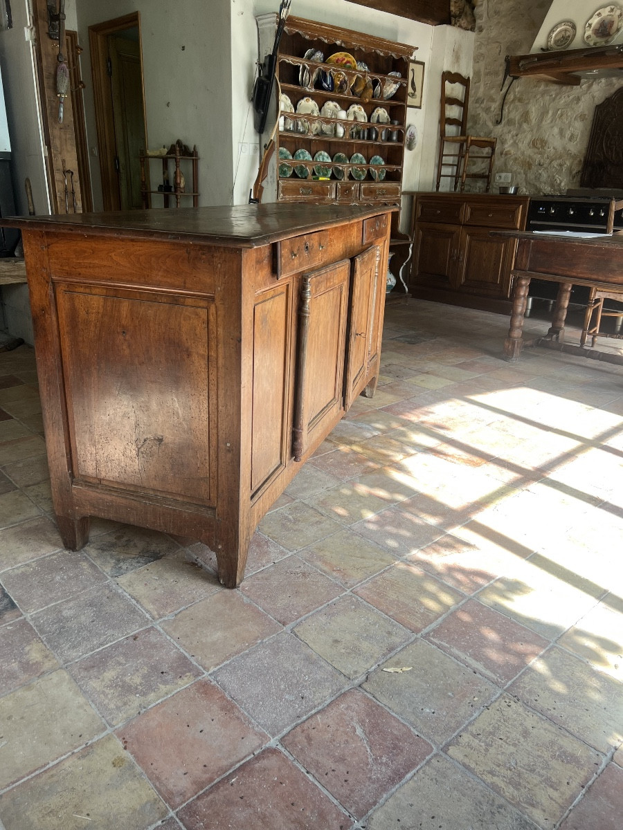 Walnut Enfilade XVIIIth Century-photo-2