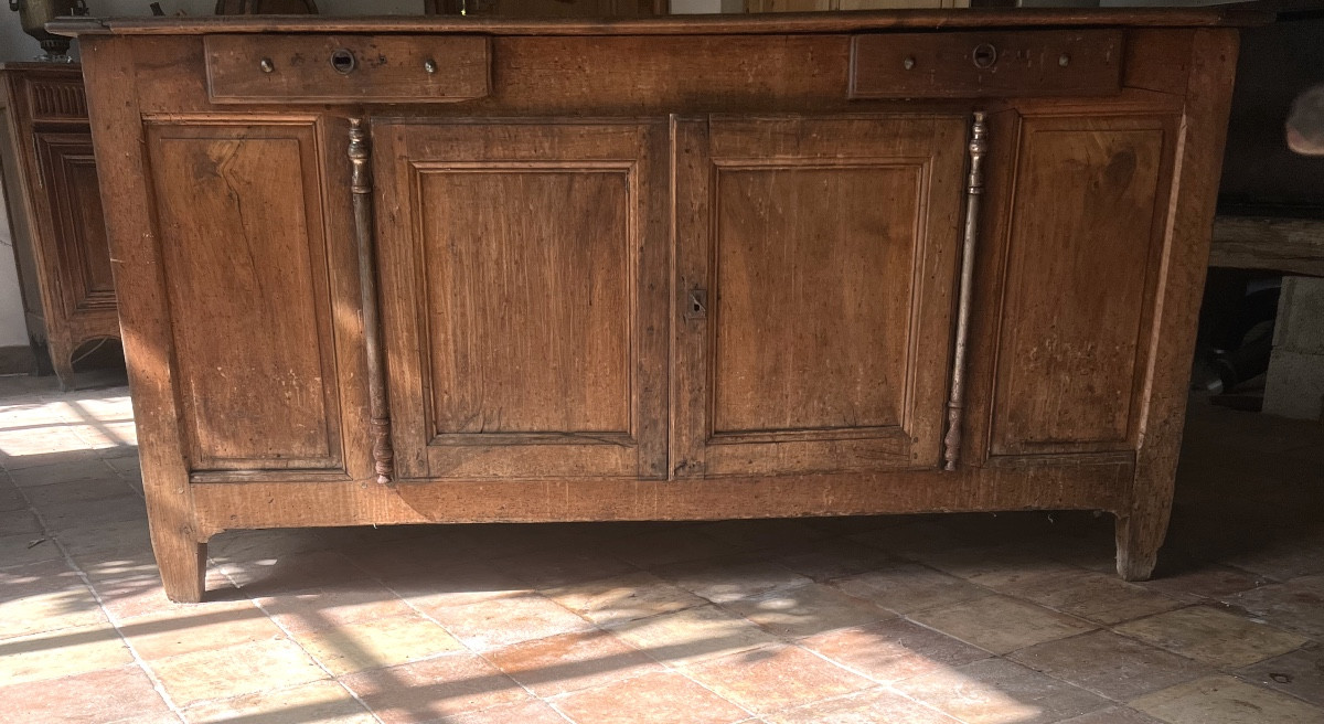 Walnut Enfilade XVIIIth Century-photo-3