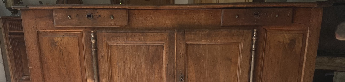 Walnut Enfilade XVIIIth Century-photo-4