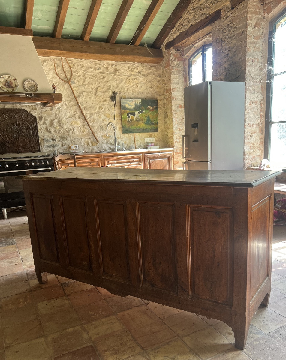 Walnut Enfilade XVIIIth Century