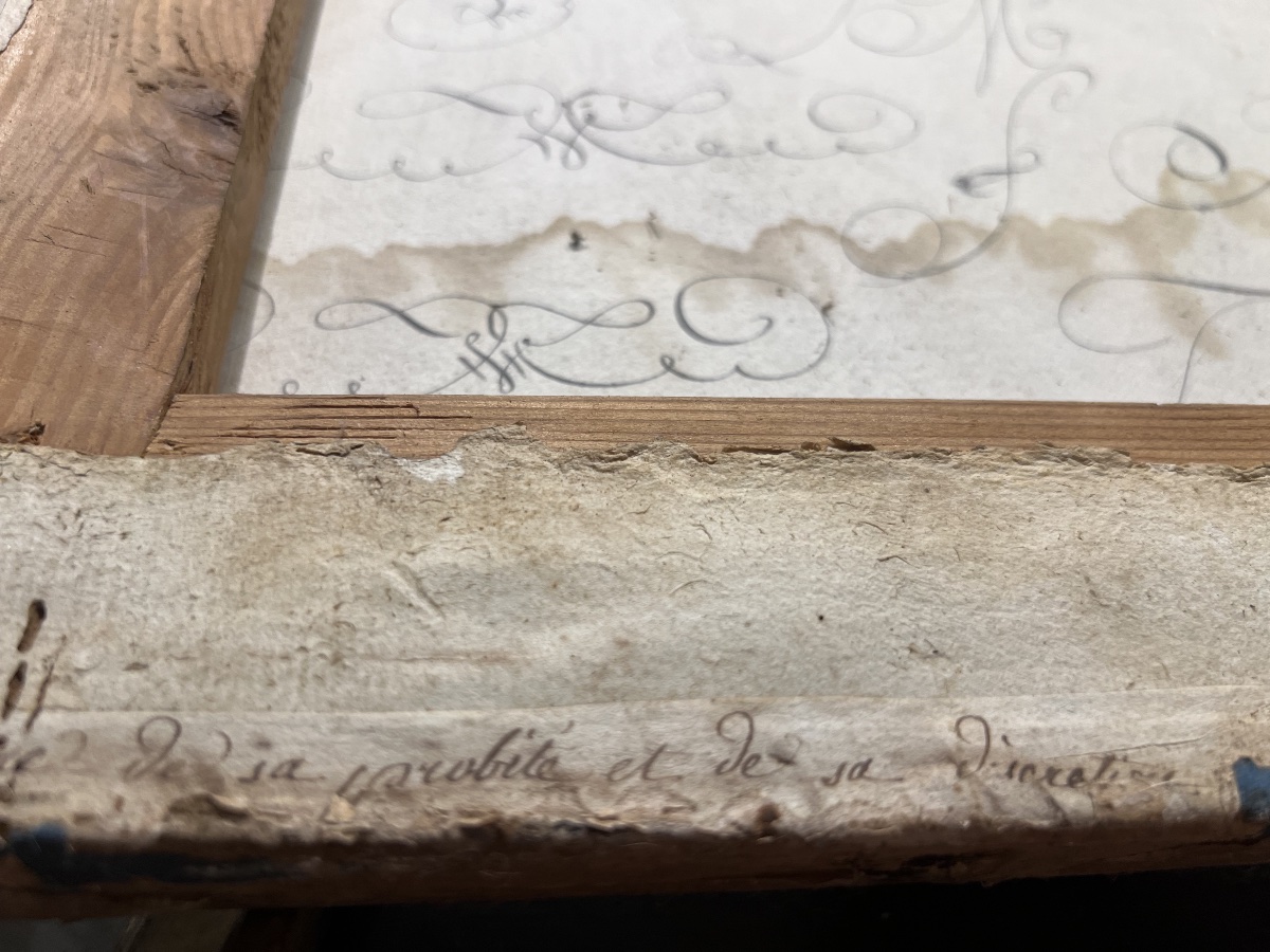 Diogenous Of Sinope Seeking Truth Pastel On Parchment Paper 18th Century-photo-4
