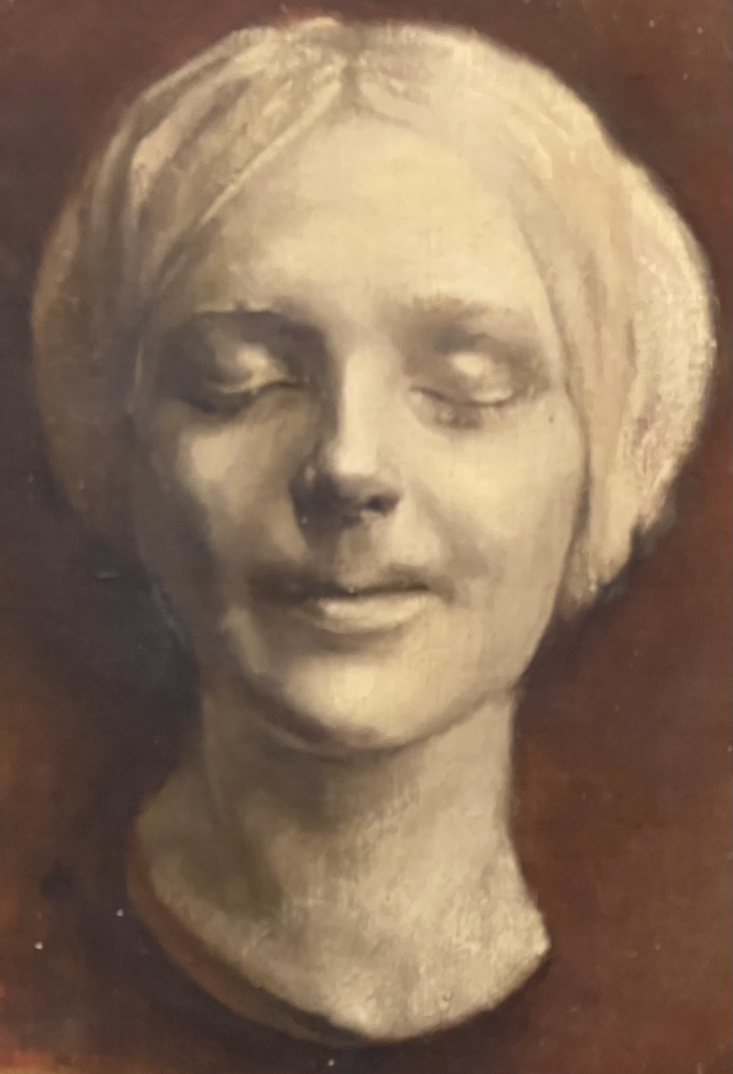 PORTRAIT  D'UNE  JEUNE  FEMME   XIX ème    SIGNÉ   J.N  DIAZ-photo-3