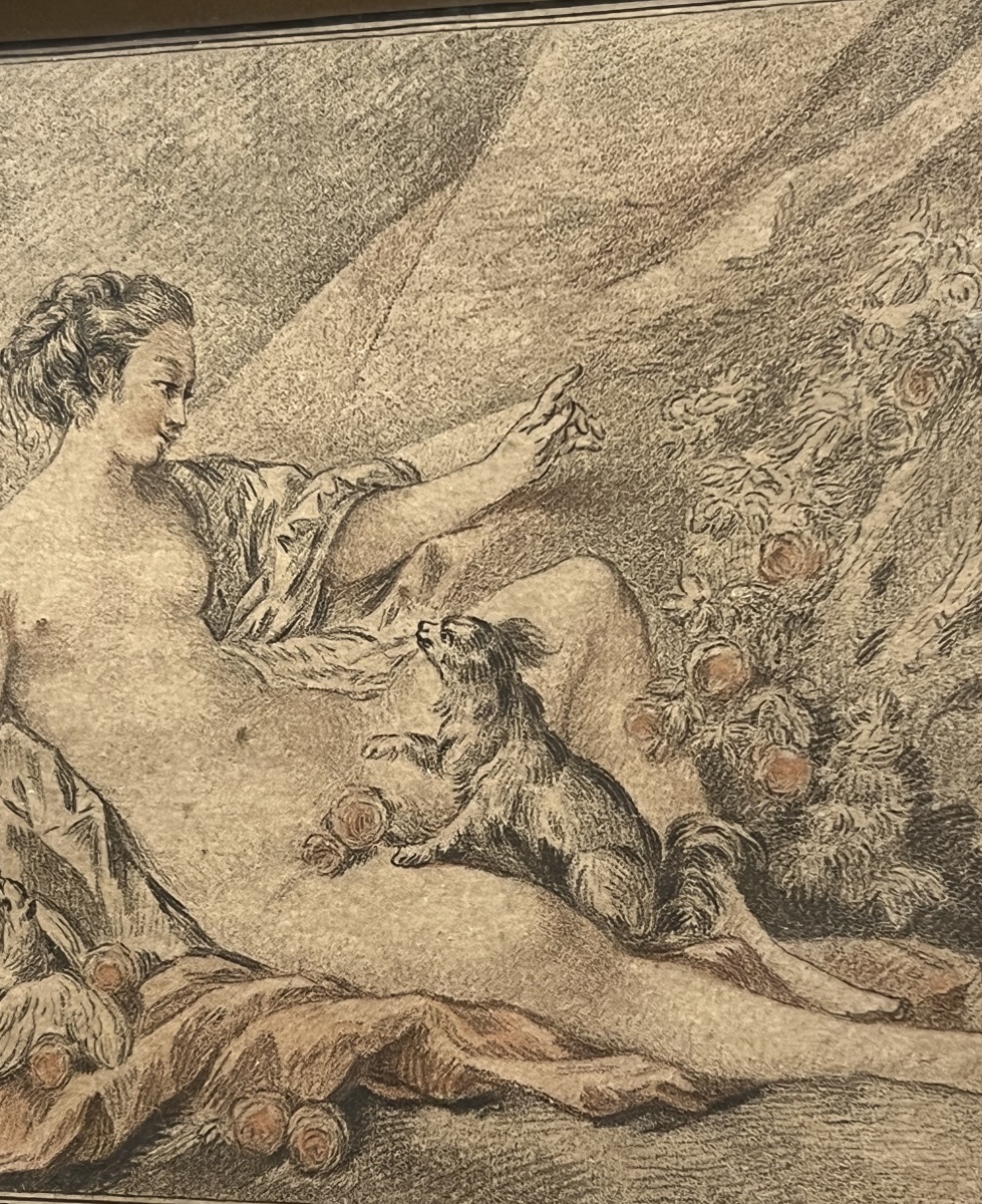 Colored Estampe Le Printems Epoque XVIII ème Par Jean-baptiste Huet 1745 -1811-photo-7