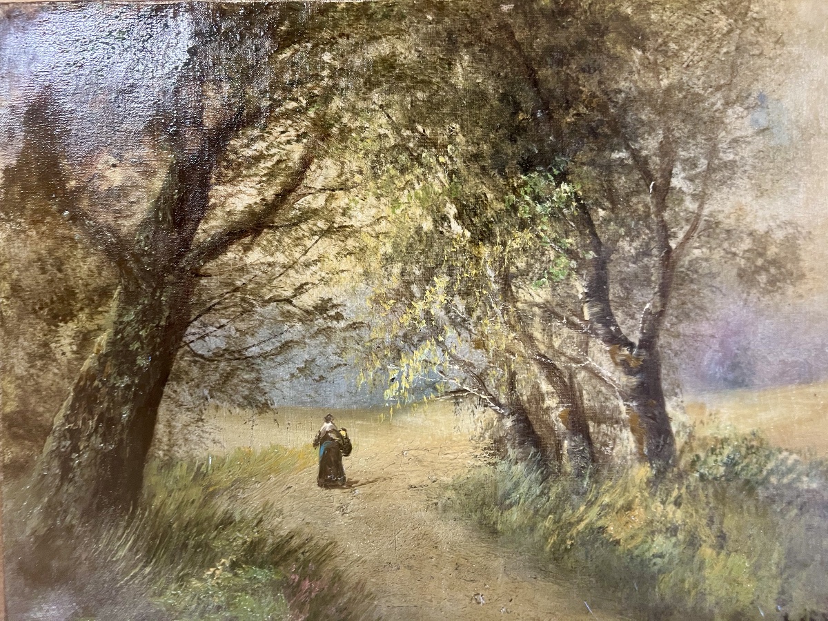Lively Landscape   Impressionist Style     By Lucien  Henry  1850–1896-photo-4