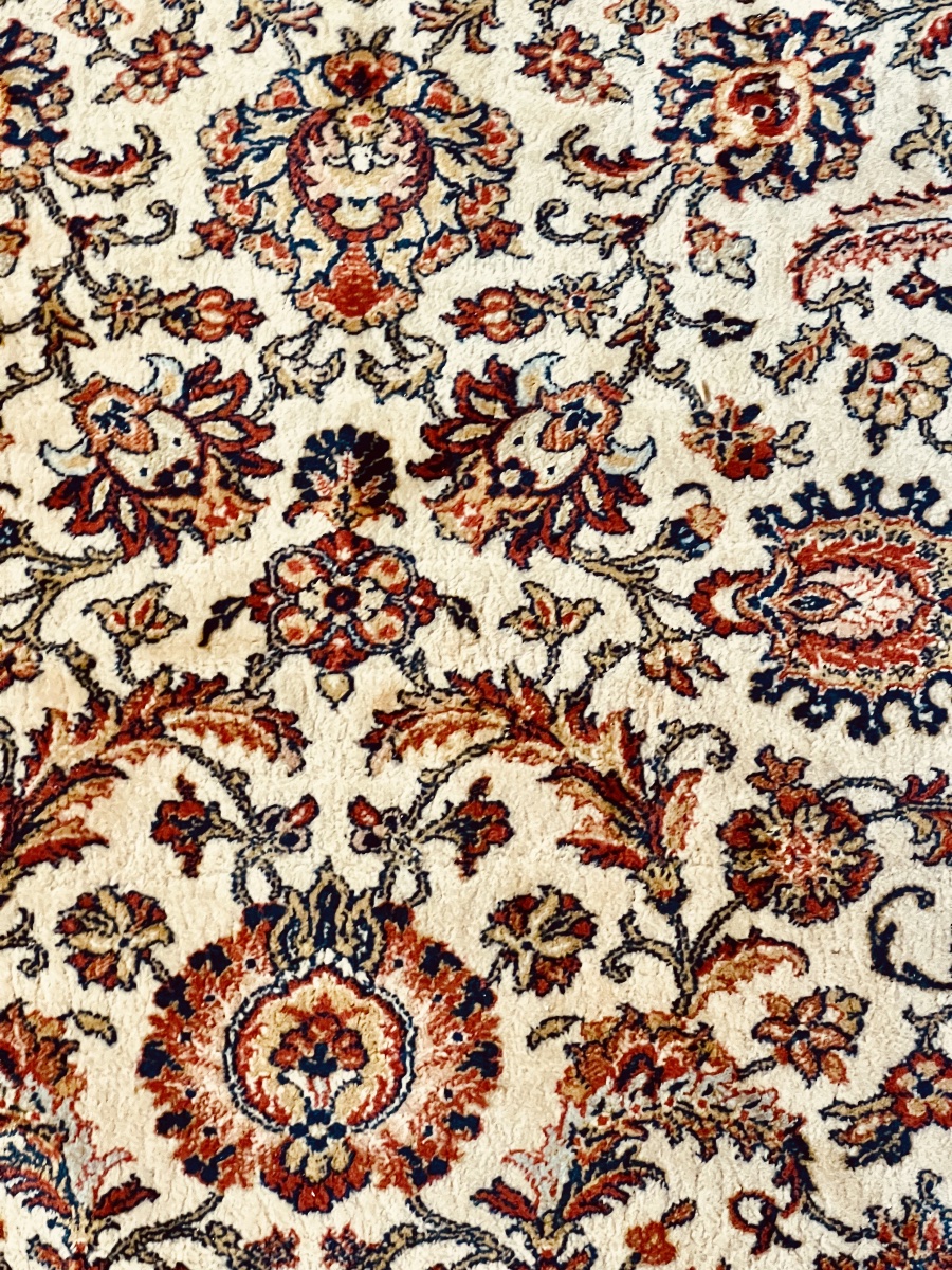Persian Isfahan Wool Rug   Hand-knotted   20th Century -photo-4