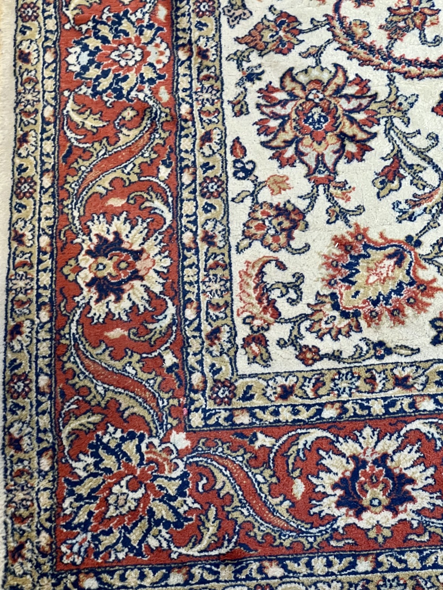 Persian Isfahan Wool Rug   Hand-knotted   20th Century -photo-2