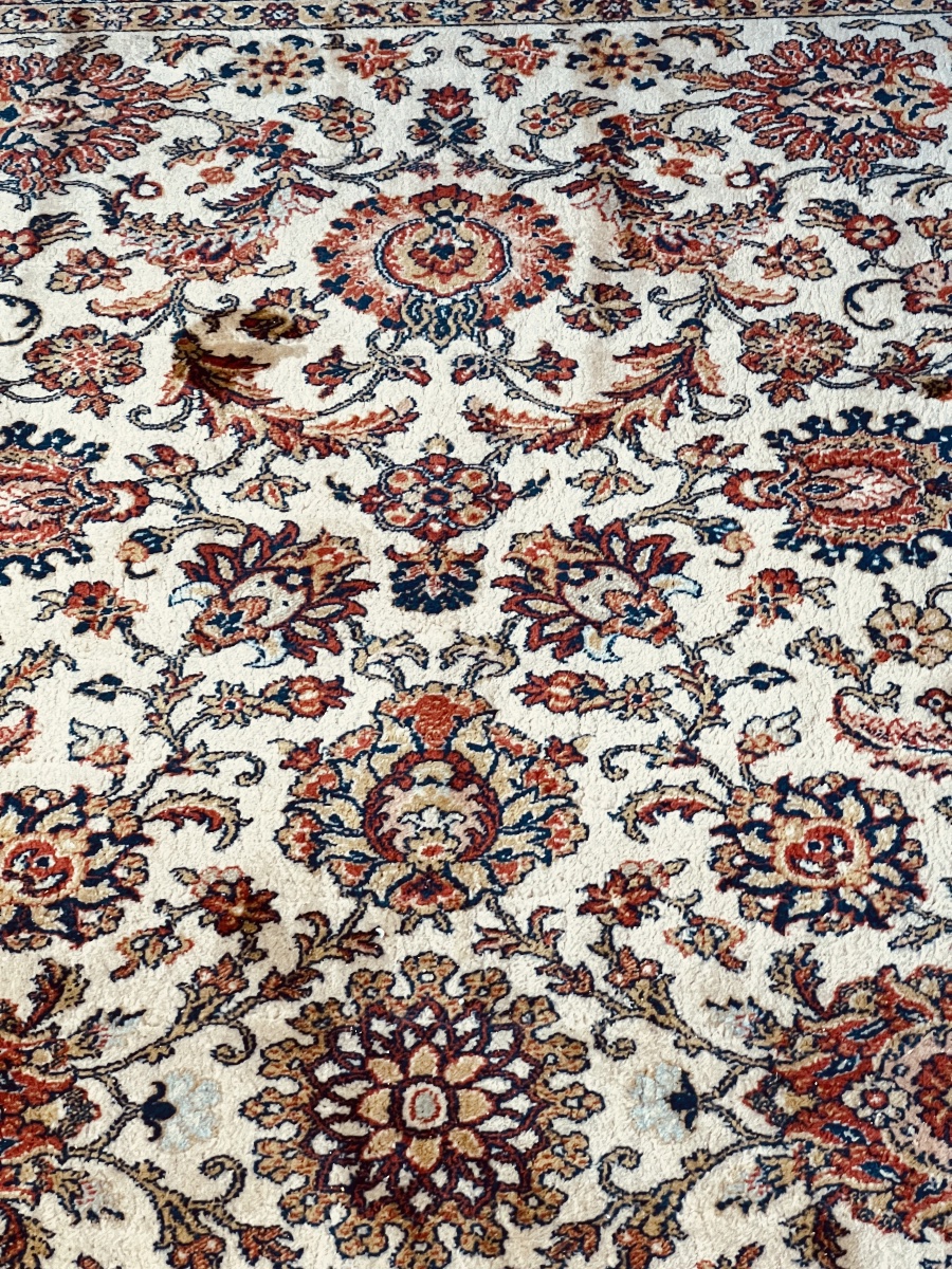 Persian Isfahan Wool Rug   Hand-knotted   20th Century -photo-5