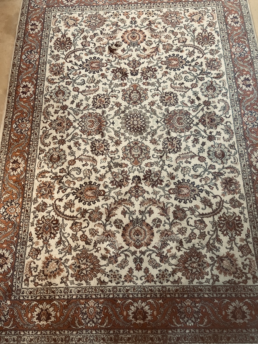 Persian Isfahan Wool Rug   Hand-knotted   20th Century -photo-7