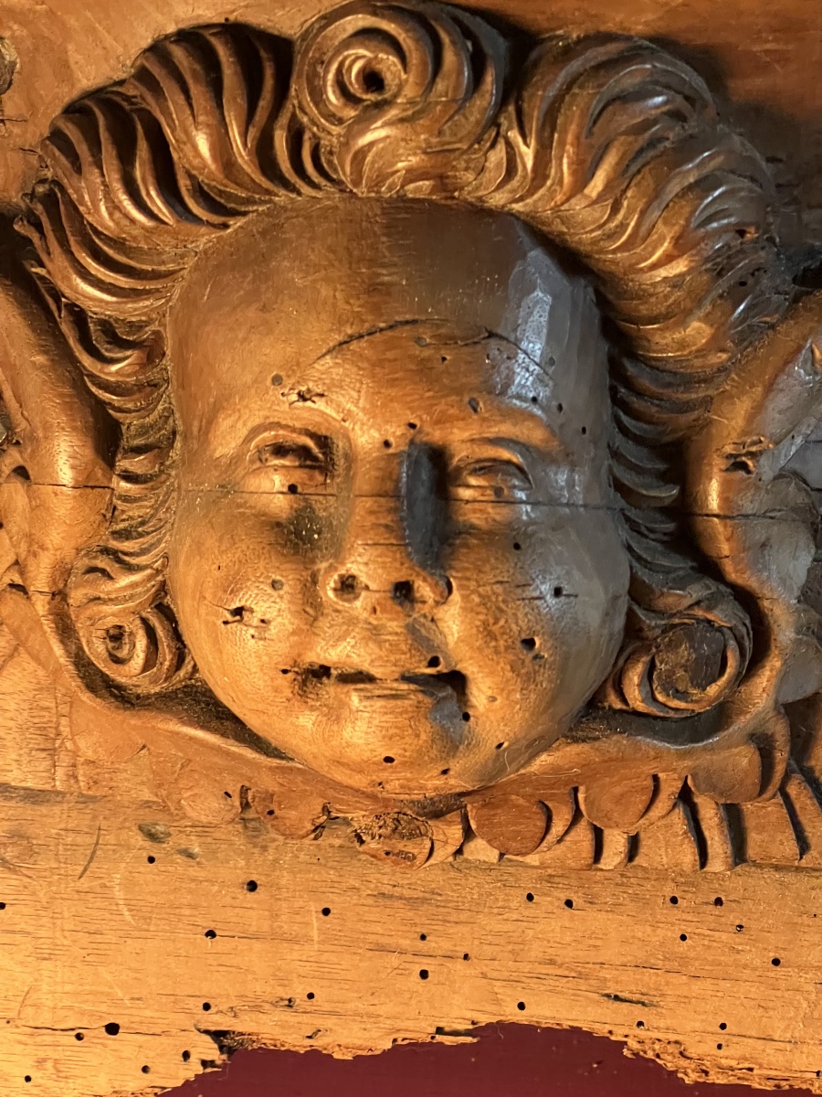 High-period Syle Mercy Seat   Carved  With A  Cherub   Late 17th Century   Early 18th Century-photo-1