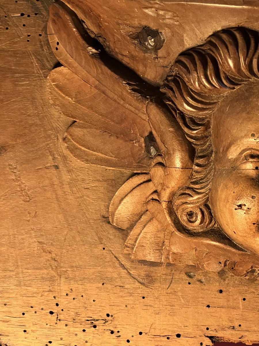 High-period Syle Mercy Seat   Carved  With A  Cherub   Late 17th Century   Early 18th Century-photo-5