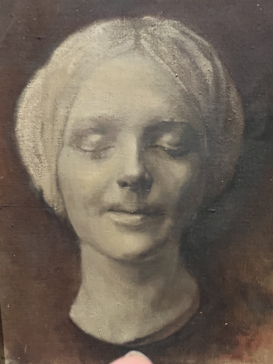 Portrait XIX: The Unknown Woman Of The Seine In Paris: A Mysterious Icon Painted On The Back Of The Painting-photo-3