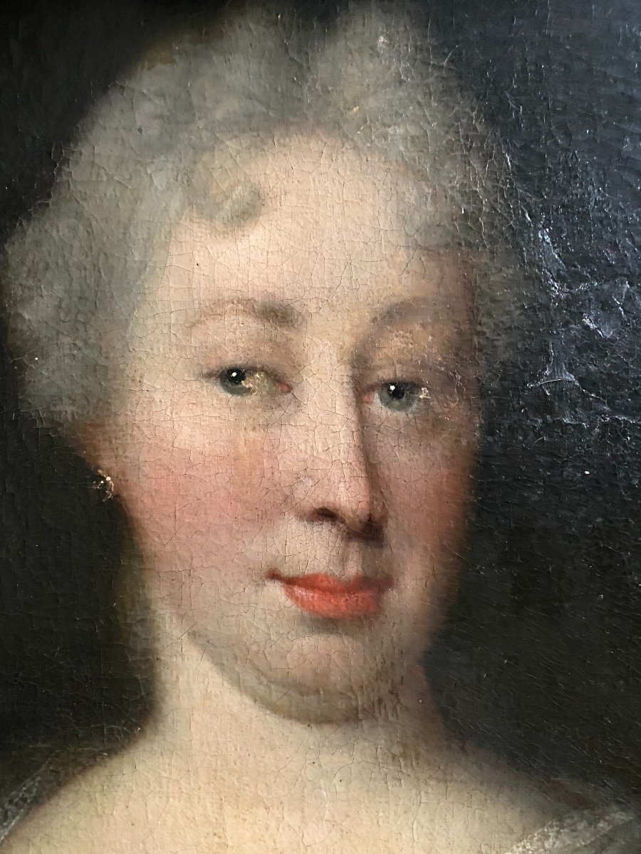  Tableaux De  La Princess  Dowager d'Orange  Par  Johannes  Vollevens II  1748-photo-2