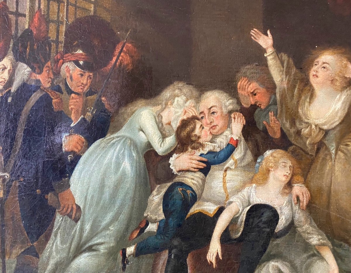 Farewell From King  Louis  XVI To His Family  Before Being Guillotined-photo-4