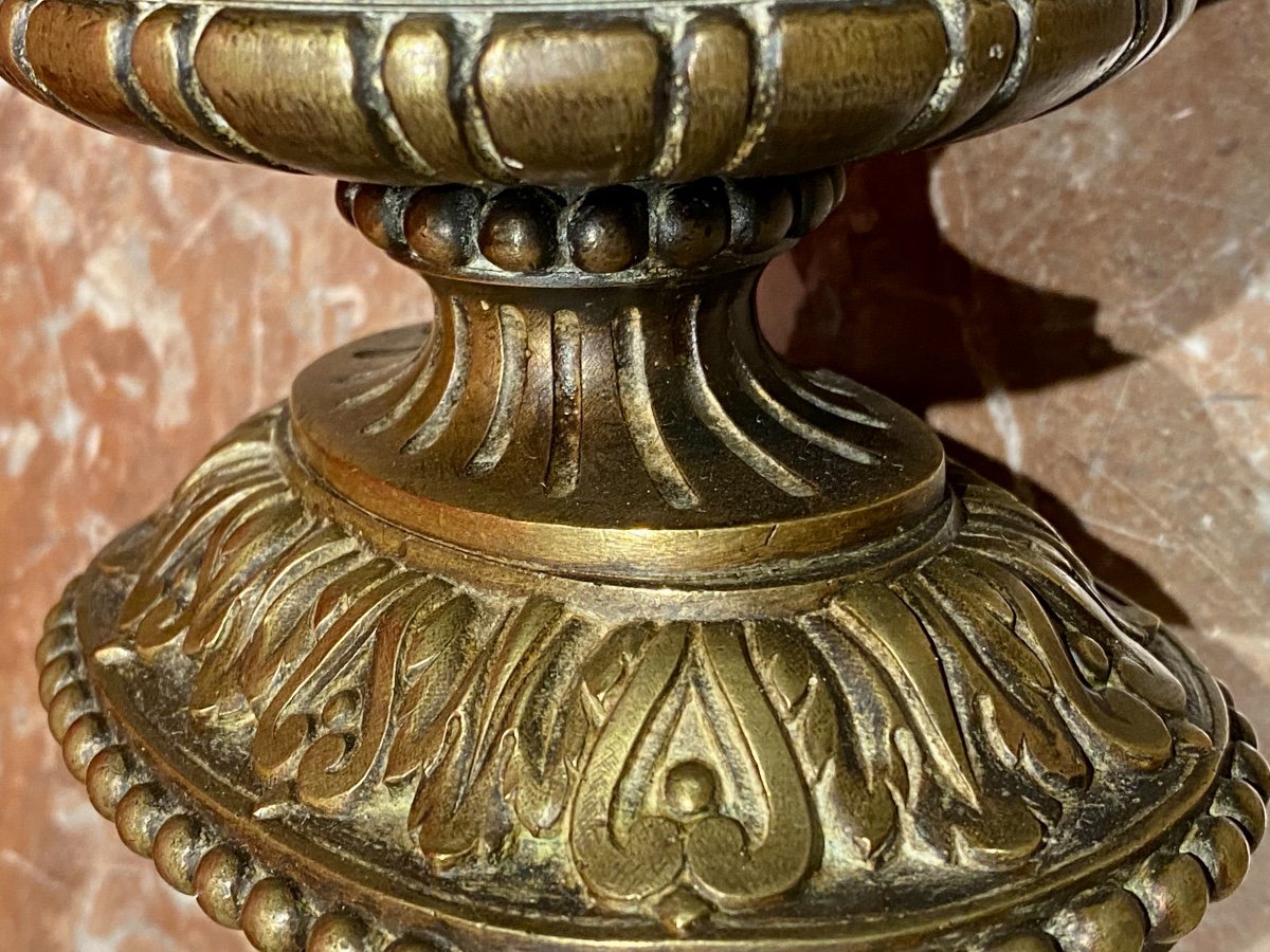 Aiguiere   XIX Th Century   Renaissance Style  In Bronze -photo-3