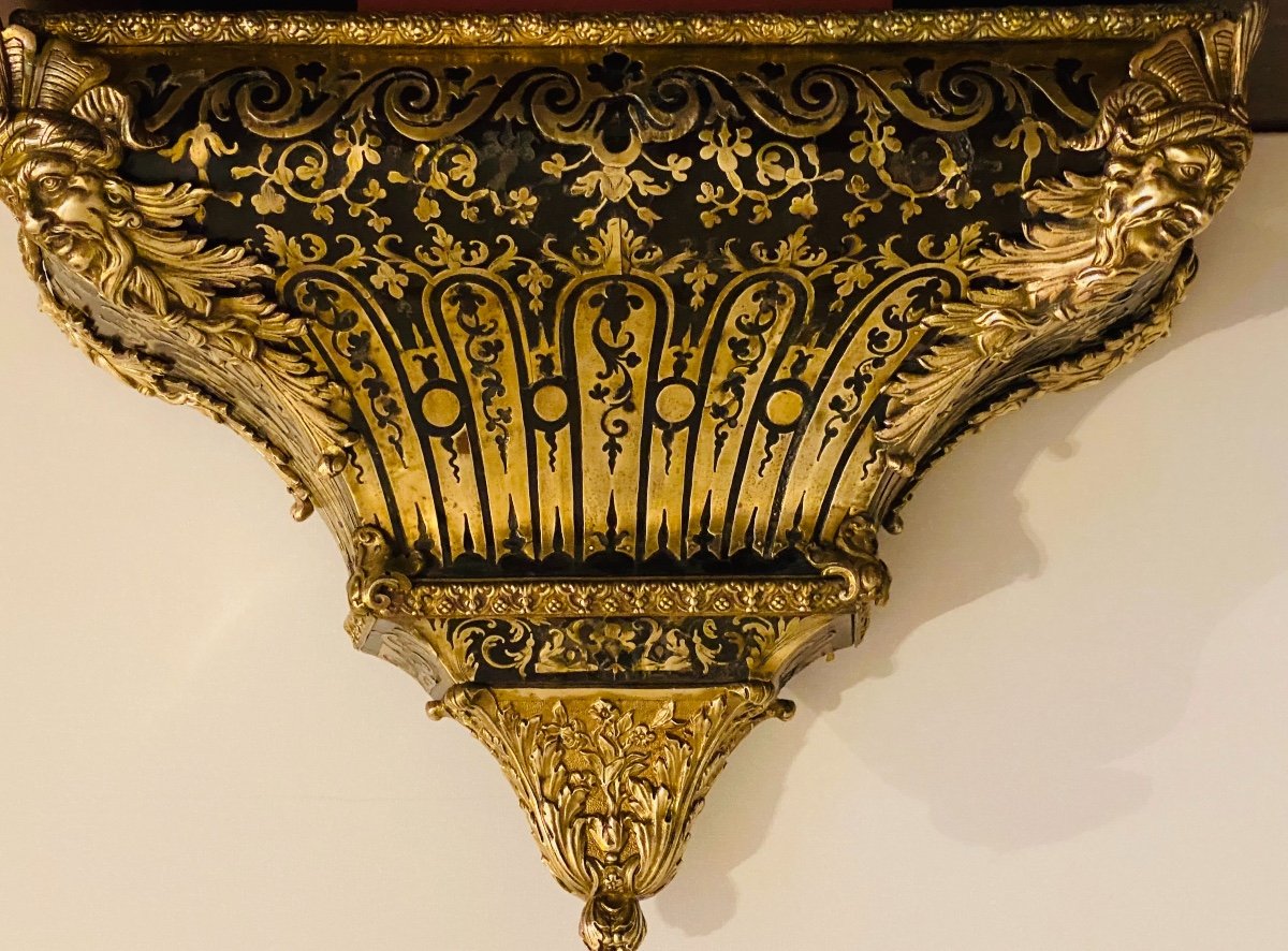 Console Du Cartel Boulle Perioid Louis XIV By Delorme In Paris