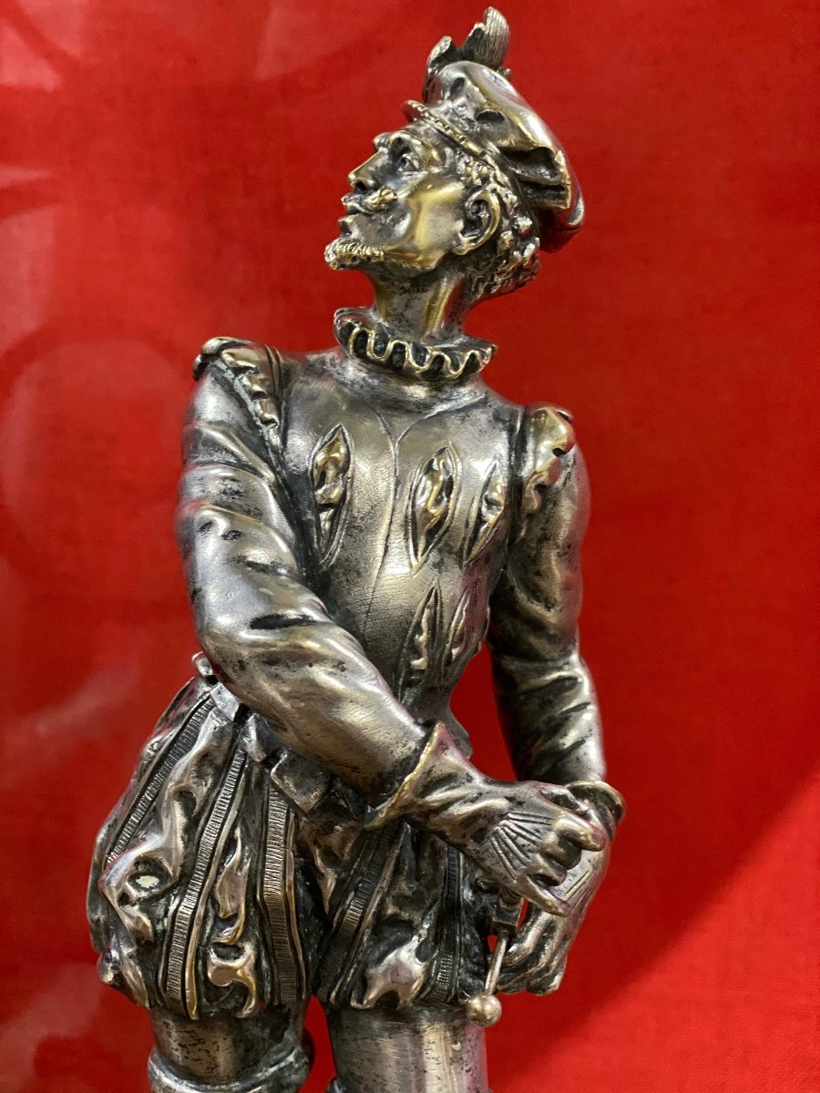 Bronze  ArgentÉ  De  Charles Georges Ferville Suan  1847-1925-photo-2