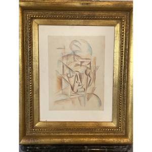 Gouché Drawing 1915 Liubov Popova Constructivist Suprematist And Cubo Futurist Artist  