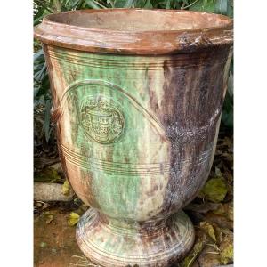  Pair Of Antique Vases From Anduze By The Children Of Boisset