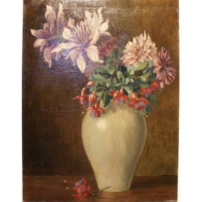 AndrÉ Ballet 1885-1959 Bouquet Of Flowers Oil On Canvas 61 X 46 Cm