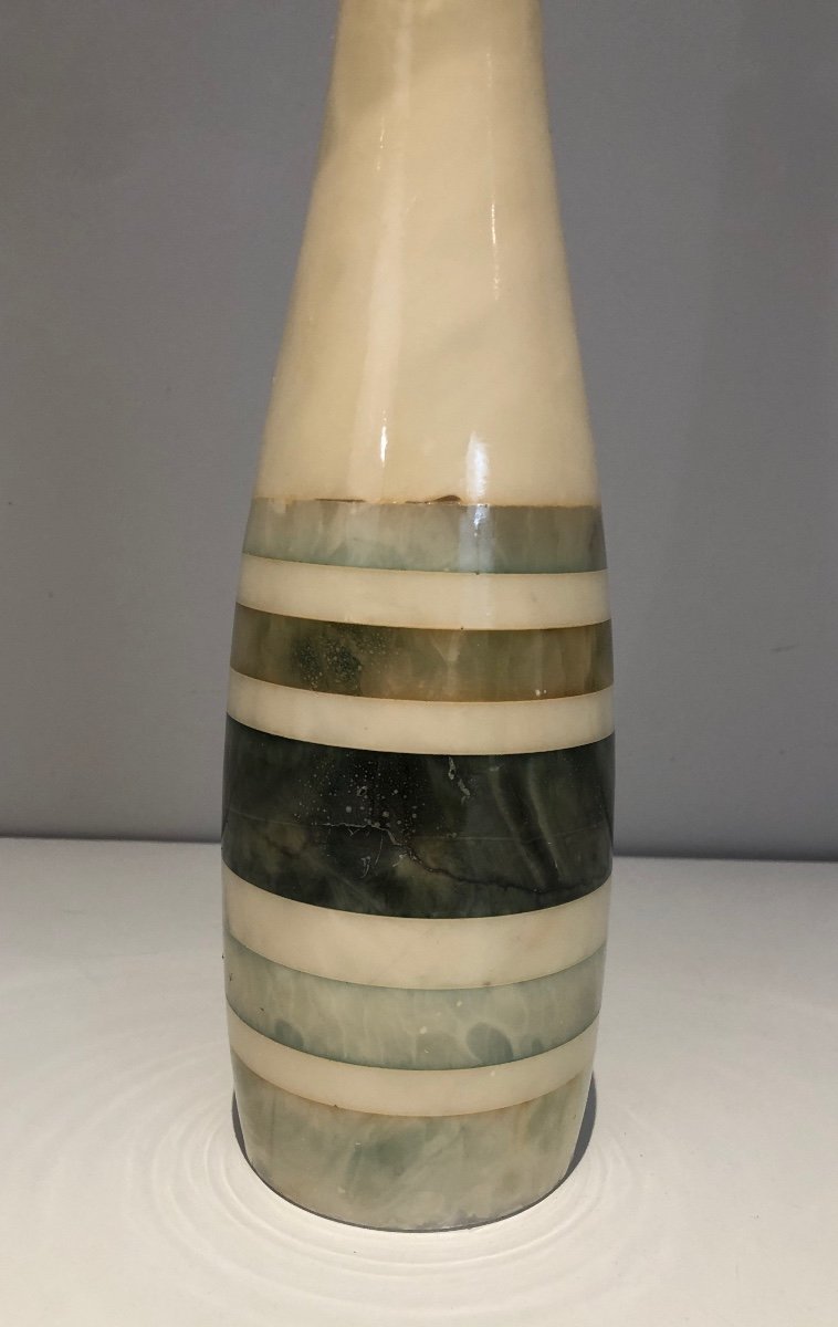 Marble Lamp. Around 1970-photo-1
