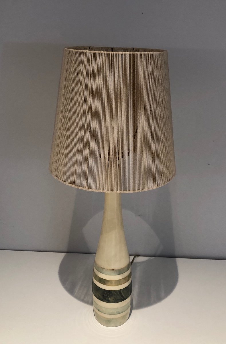 Marble Lamp. Around 1970-photo-2
