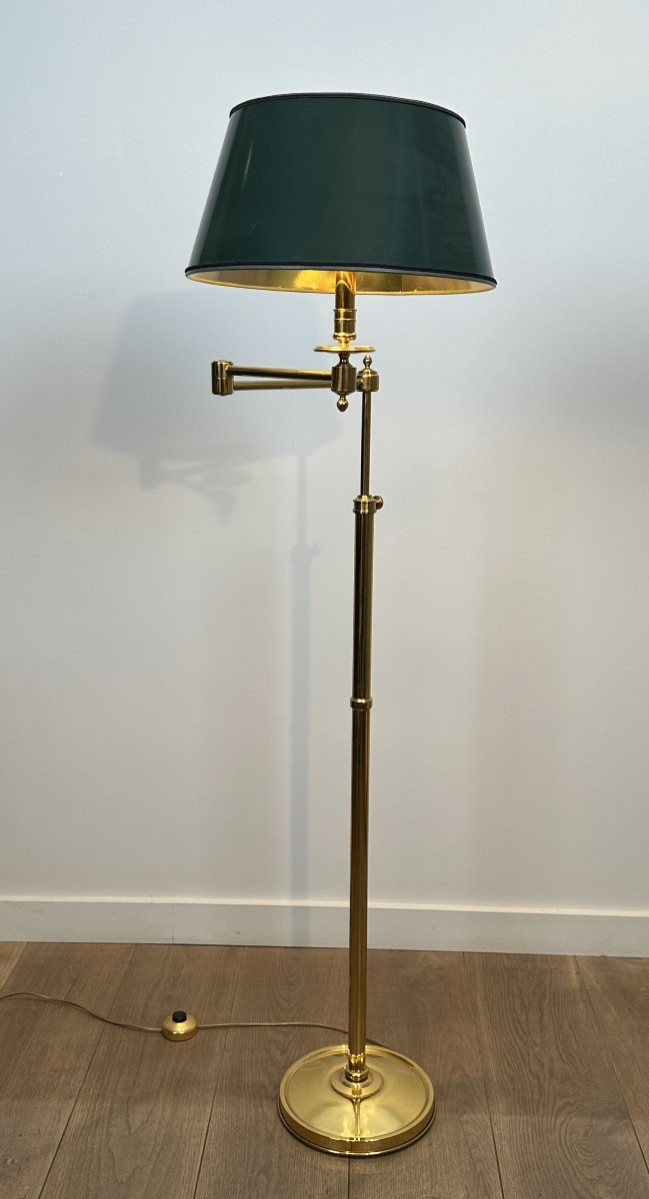 Pair Of Reading Lamps With Removable Arms  In The Style Of Maison Jansen-photo-1