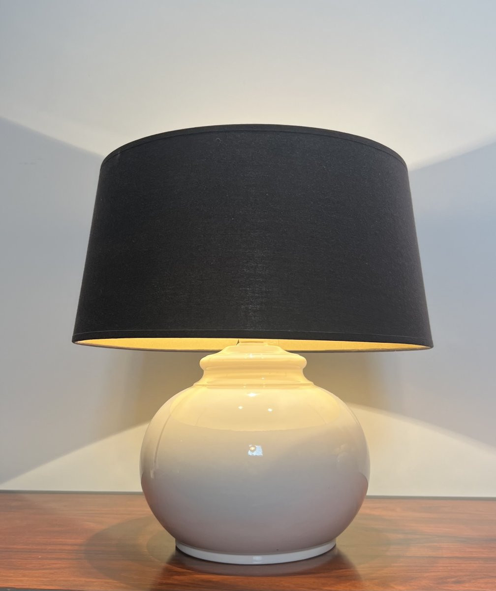 Pair Of Ceramic Lamps. Circa 1970-photo-1