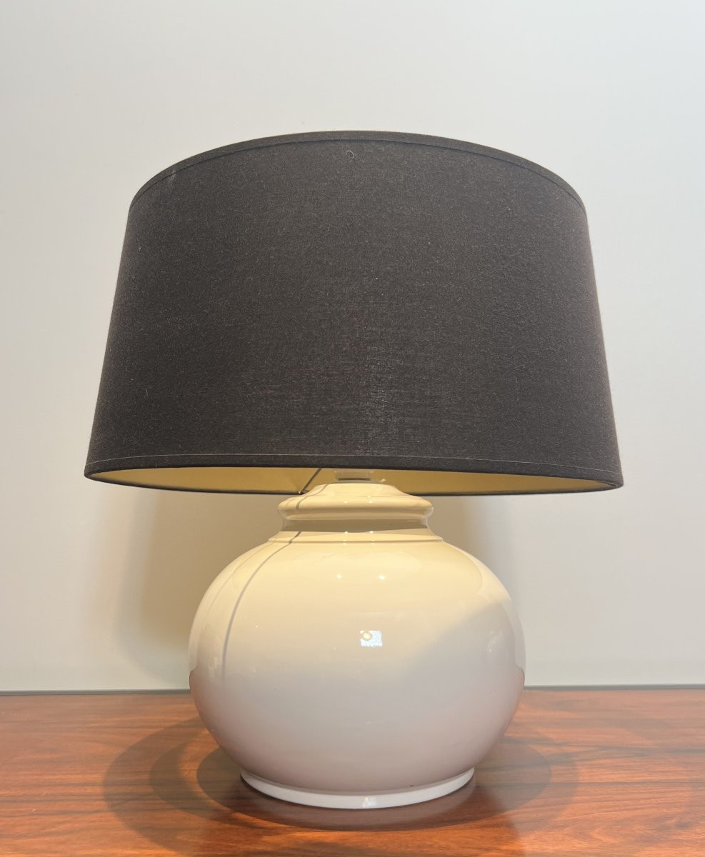 Pair Of Ceramic Lamps. Circa 1970-photo-2