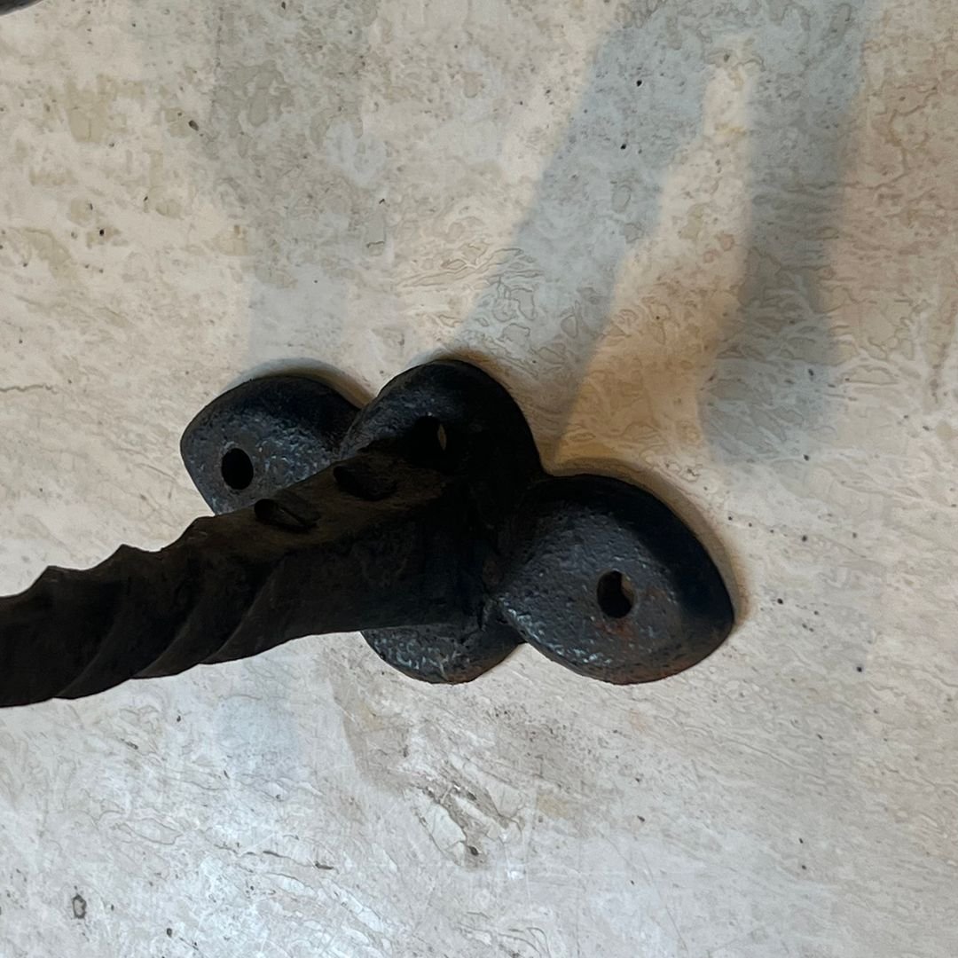 Paire d'Appliques en Fer Forgé de Style Gothique-photo-4