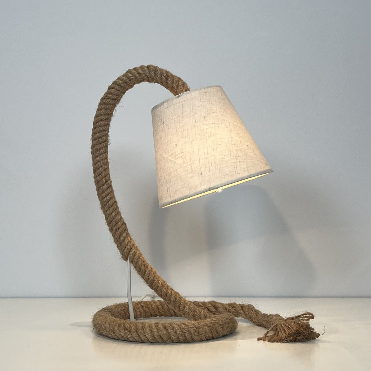 Lampe en Corde dans le Goût d'Adrien Audoux et Frida Minet (Audoux-Minet)-photo-3