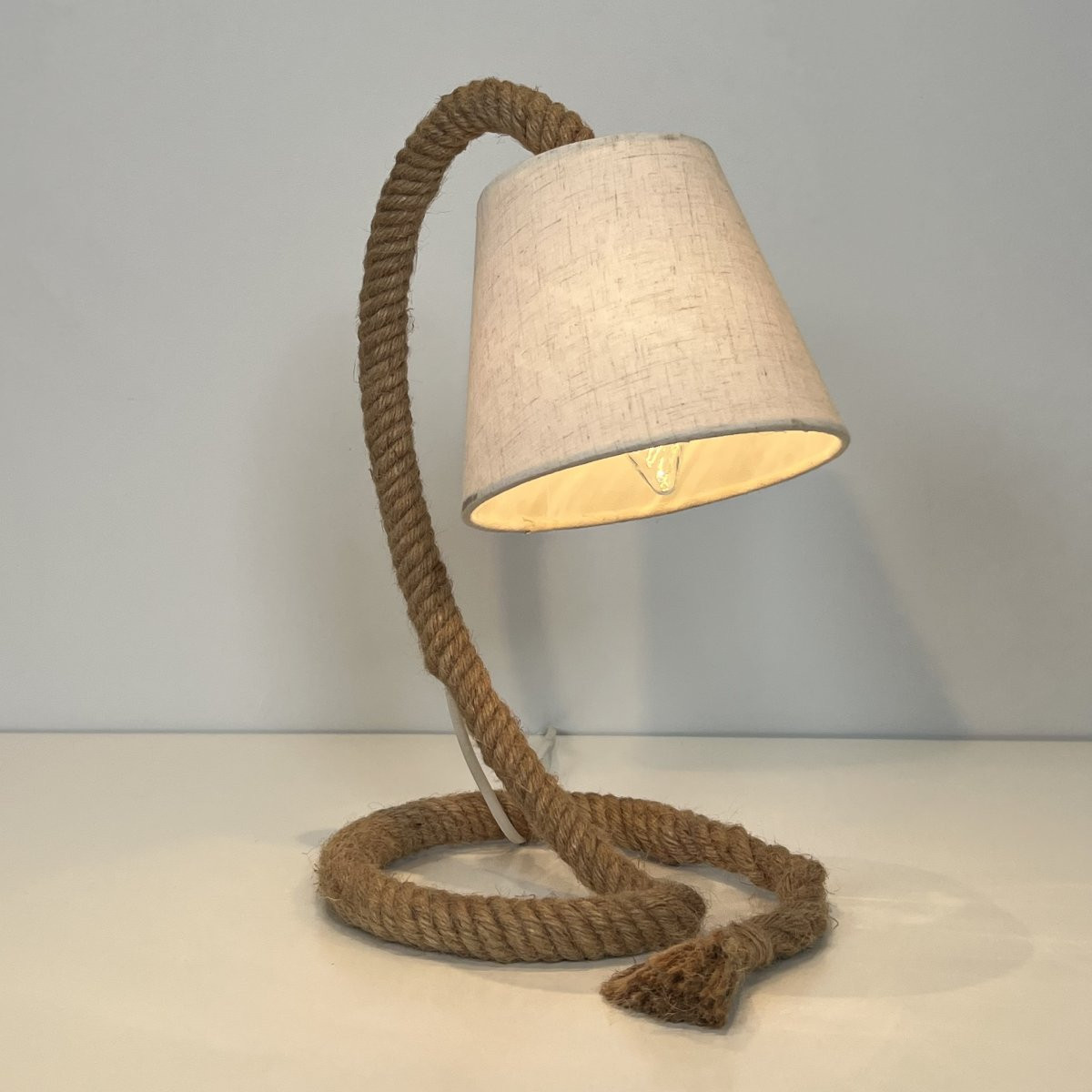 Lampe en Corde dans le Goût d'Adrien Audoux et Frida Minet (Audoux-Minet)-photo-4