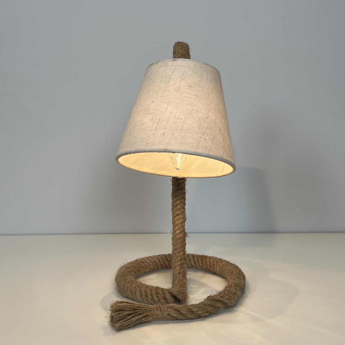 Lampe en Corde dans le Goût d'Adrien Audoux et Frida Minet (Audoux-Minet)-photo-1