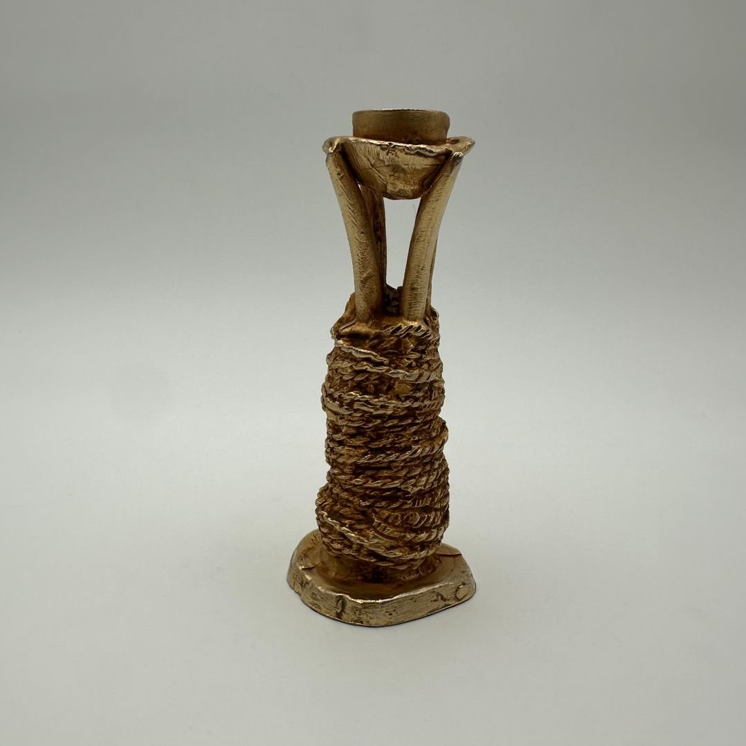 Bougeoir sculptural – Pierre Casenove pour Fondica, signé, années 1990-photo-4