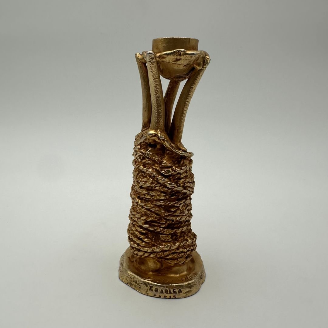 Bougeoir sculptural – Pierre Casenove pour Fondica, signé, années 1990-photo-1
