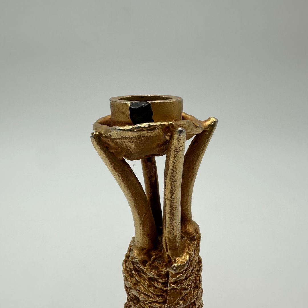 Bougeoir sculptural – Pierre Casenove pour Fondica, signé, années 1990-photo-4