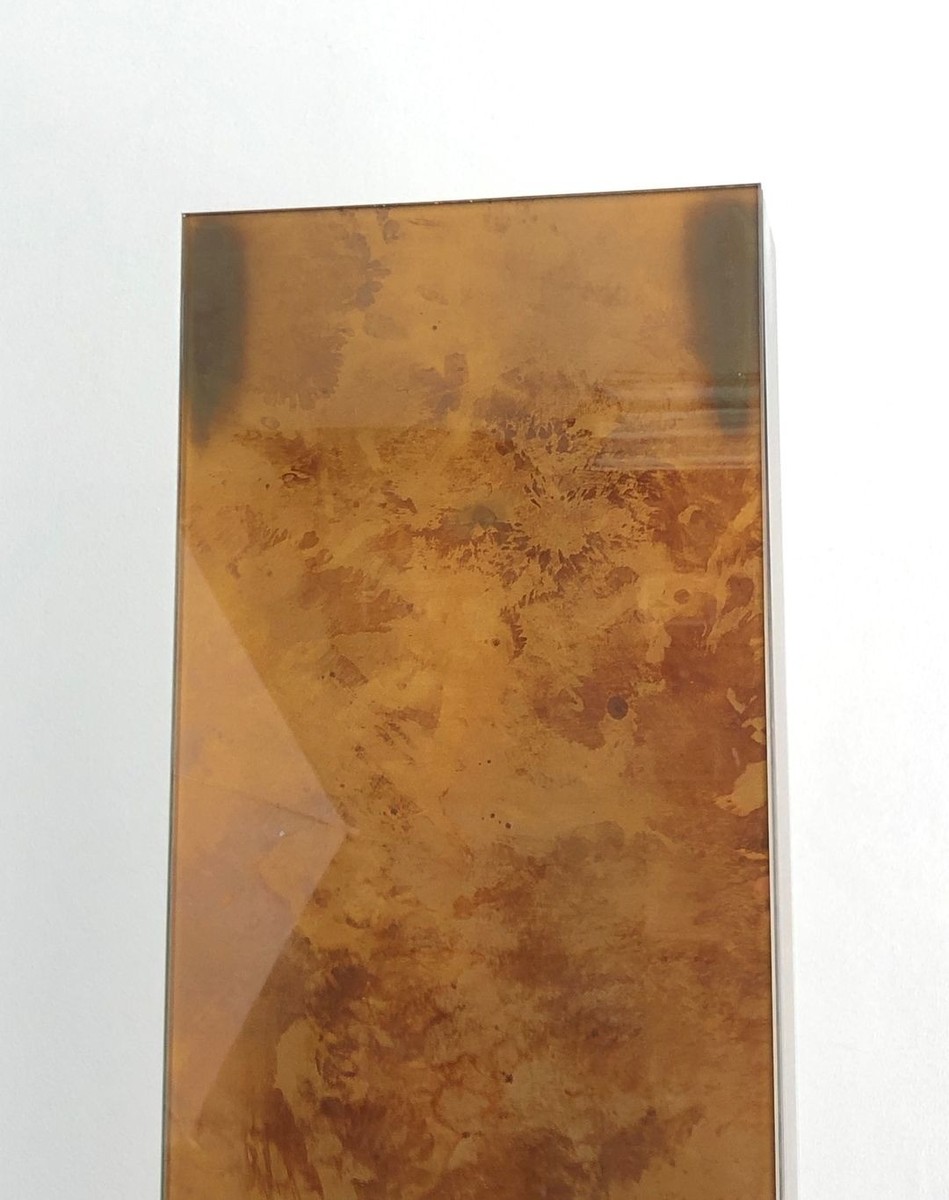 Gilt Lucite And Gilt Metal Floor Lamp, Italian Work, Circa 1970-photo-1
