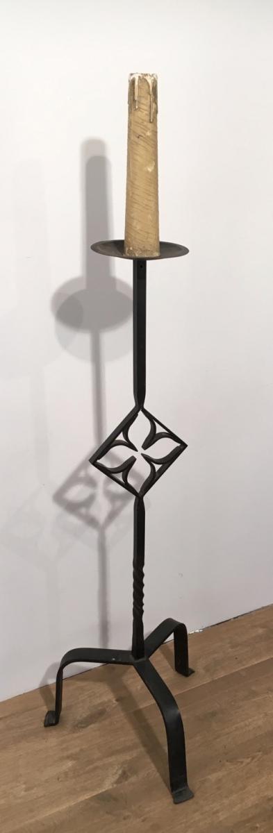 Wrought Iron Floor Lamp. Circa 1940