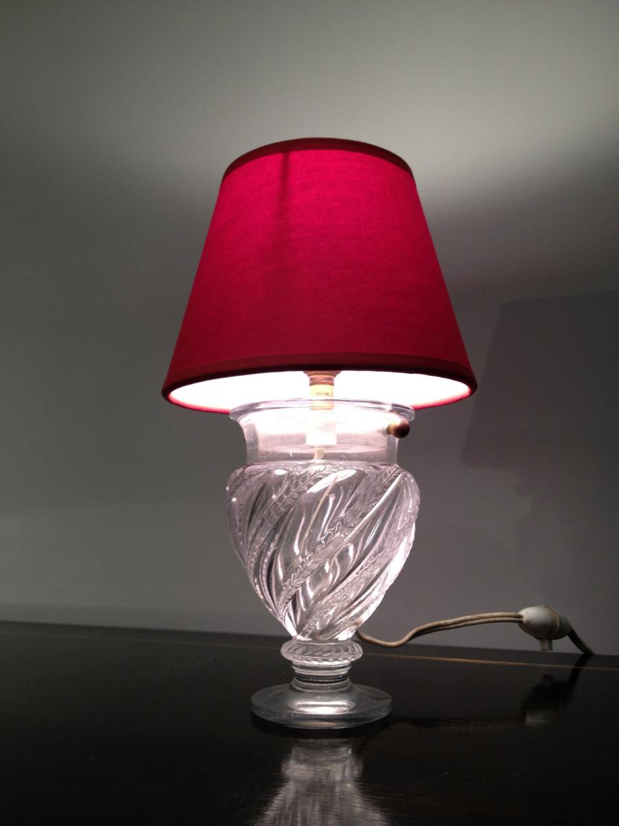 Small Glass Lamp. About 1940-photo-2